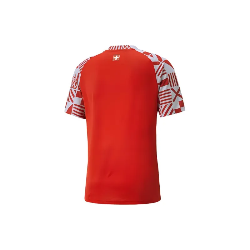 PUMA Switzerland Football Pre match Jersey Soccer Jersey Men's PUMA Red-1