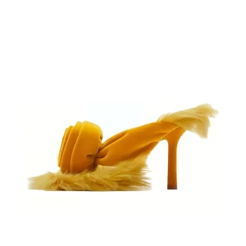 Burberry Slide Slippers Women's Yellow