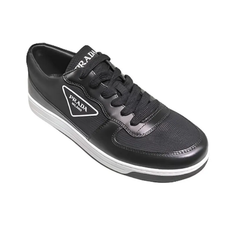PRADA Stylish Skateboarding Shoes Men's Black-3