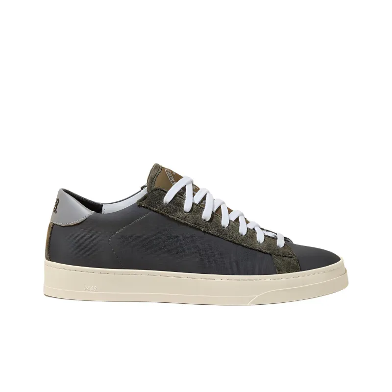 P448 Jack Grey Low-Top Skateboard Shoes Men's Dark Gray-1