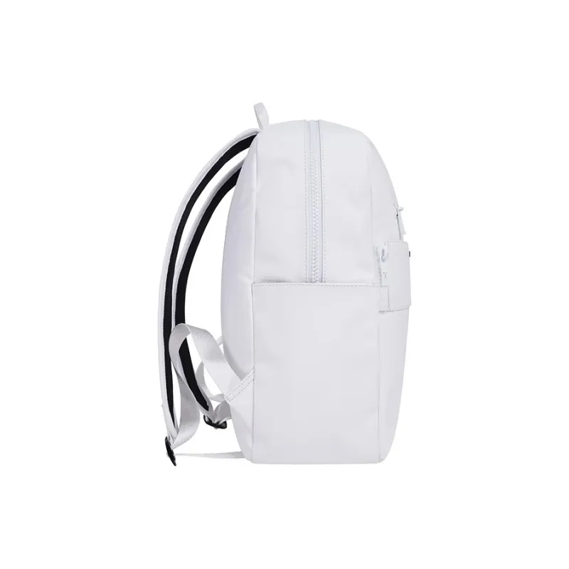 EUROPEAN TOUR Synthetic Leather Backpack Men's Black/White-4