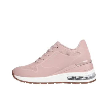 Skechers Million Air - Lifted Cushioning Anti-Slip And Wear-Resistant Low-Top Casual Shoes Women's Pink