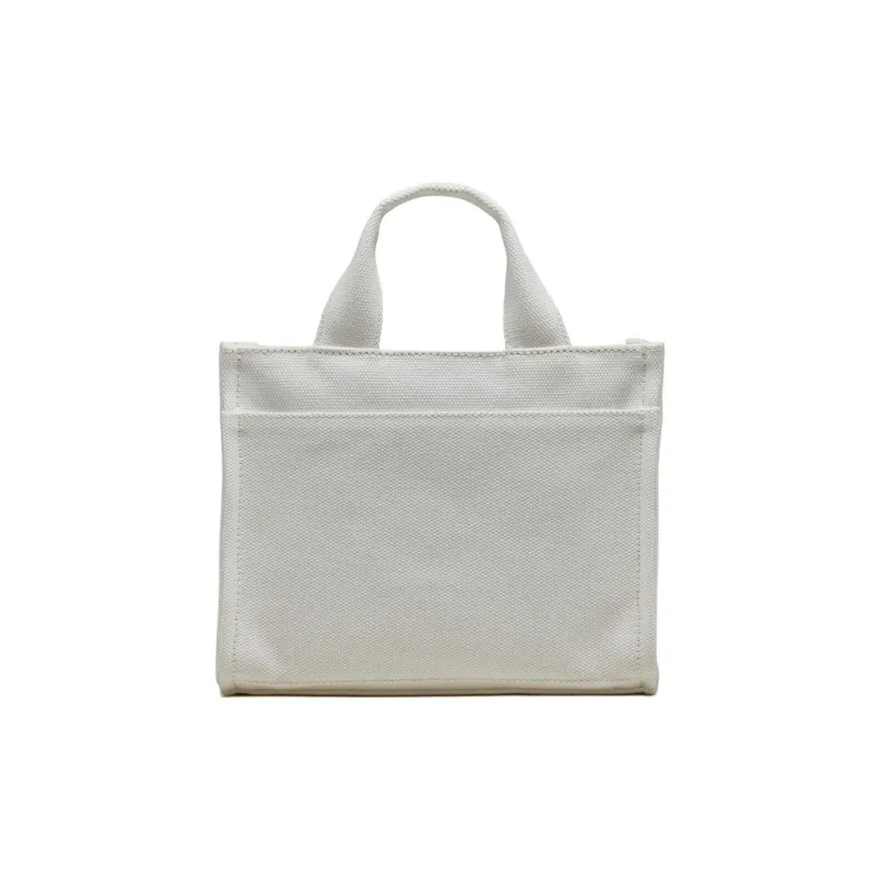 DKNY Cotton Shoulder Bag Crossbody Bag Handbag Small Size Women's White-2