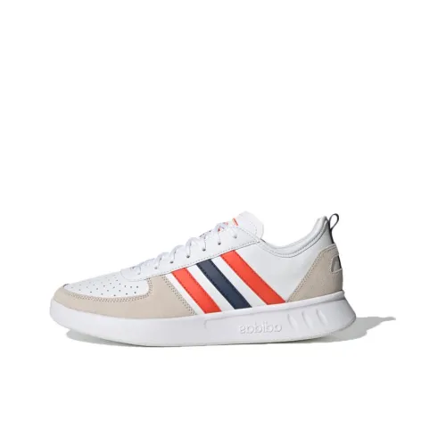 Adidas Court80s Skateboard Shoes Men Low-Top White/Red/Blue