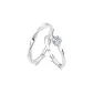 Sparkling Galaxy Couple Rings