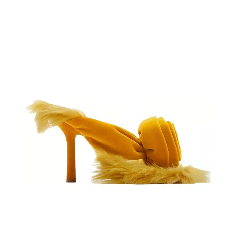 Burberry Slide Slippers Women's Yellow-1