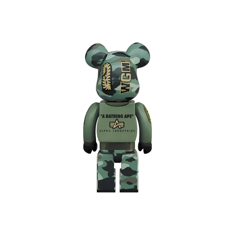 Bearbrick X Bape X Alpha Industries-3