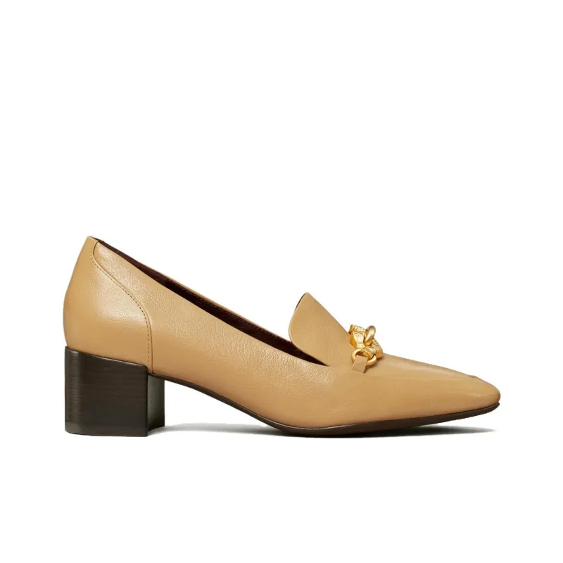 TORY BURCH Jessa Heeled Loafer Ginger Shortbread Women's-1