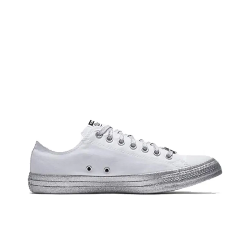 Converse Chuck Taylor All Star Low Miley Cyrus White Silver-1