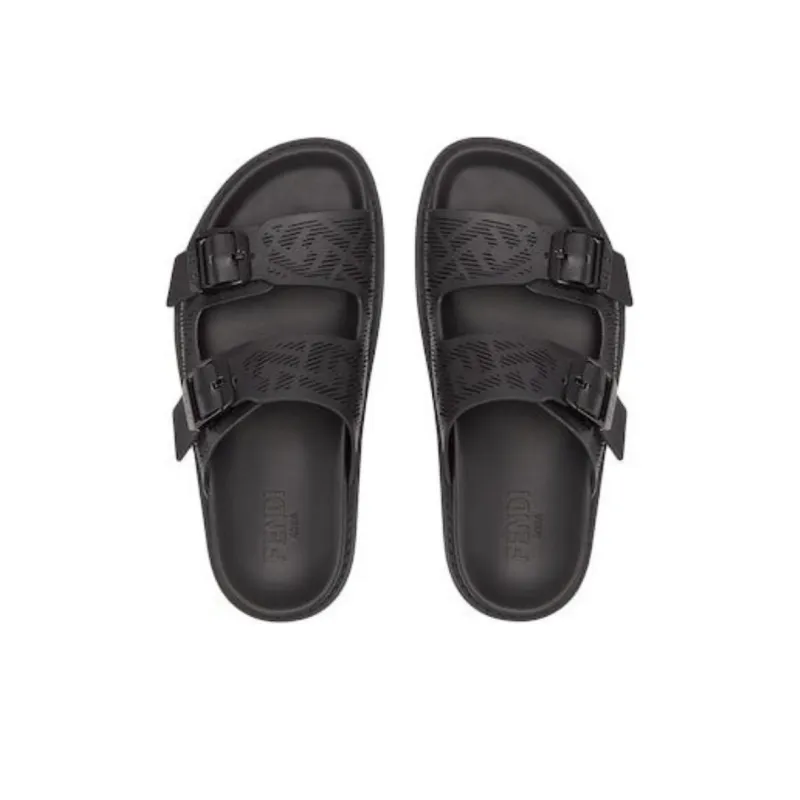 FENDI Ff Motif Feel Slides-3