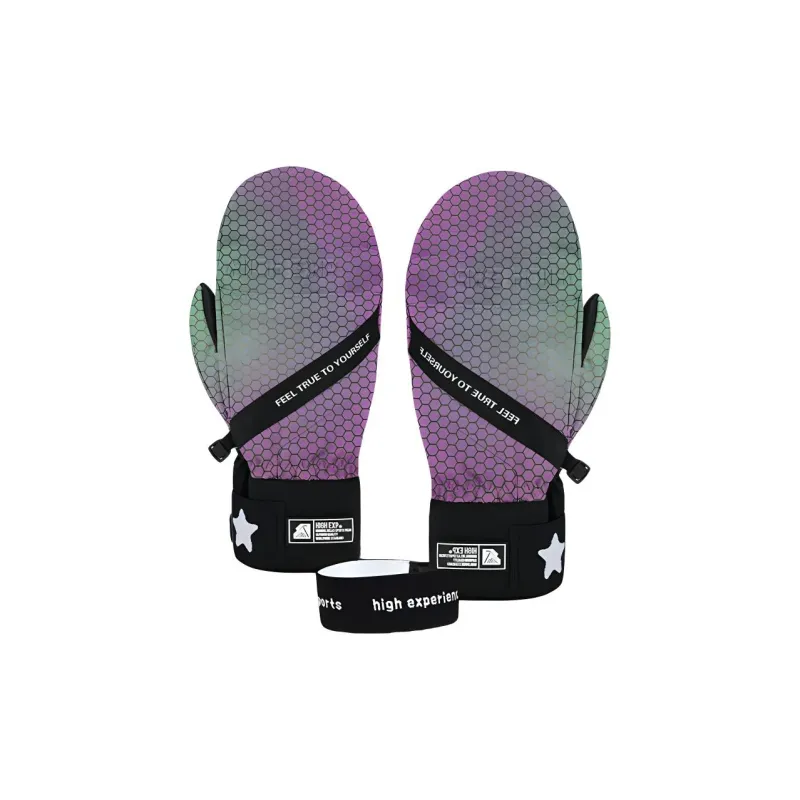 HIGHEXP Ski Gloves Mittens Unisex-10