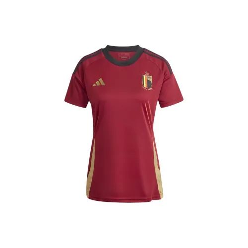 Adidas Belgium Soccer Jerseys Women's Red