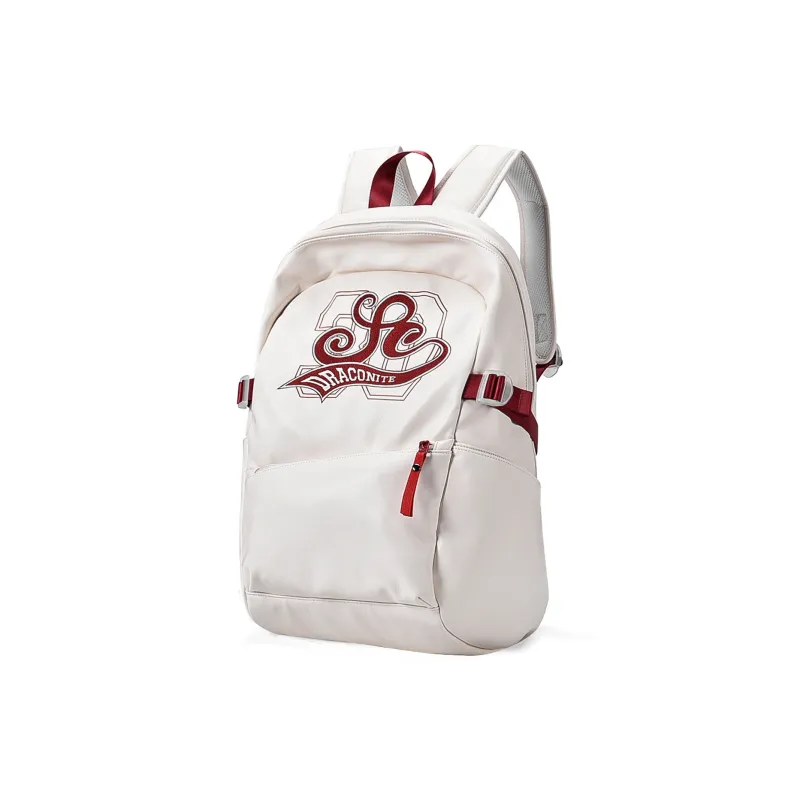 DRACONITE PU Backpack Unisex White-1