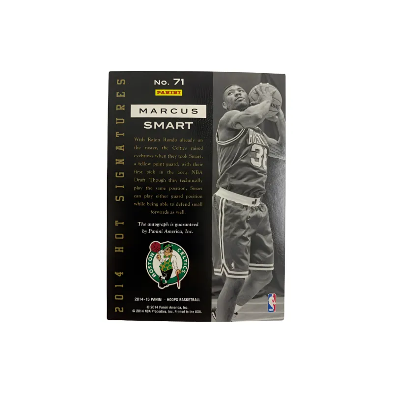PANINI 2014 15 Celtics, Smart, Rising Stars RC Autograph Card, Star Card, Card Product Access Sports Cards 1 Pc-1