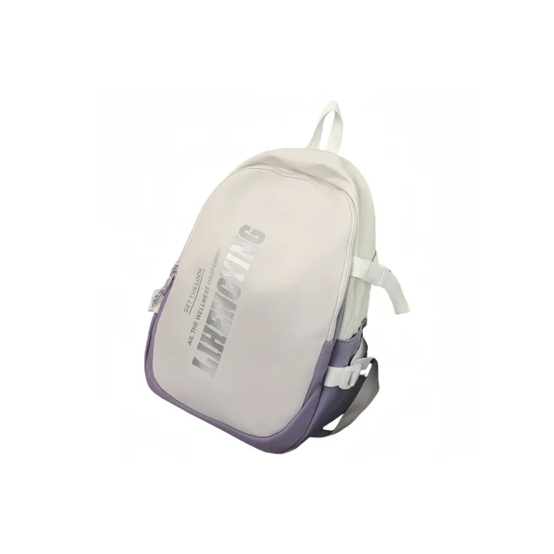 HCXK Nylon Backpack Unisex Black/Gray/Blue/Purple/Orange-2