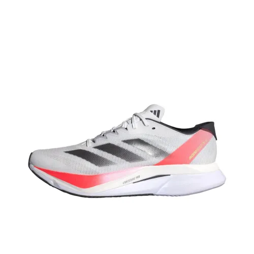 adidas Adizero Boston 12 'White Aurora Solar Red'