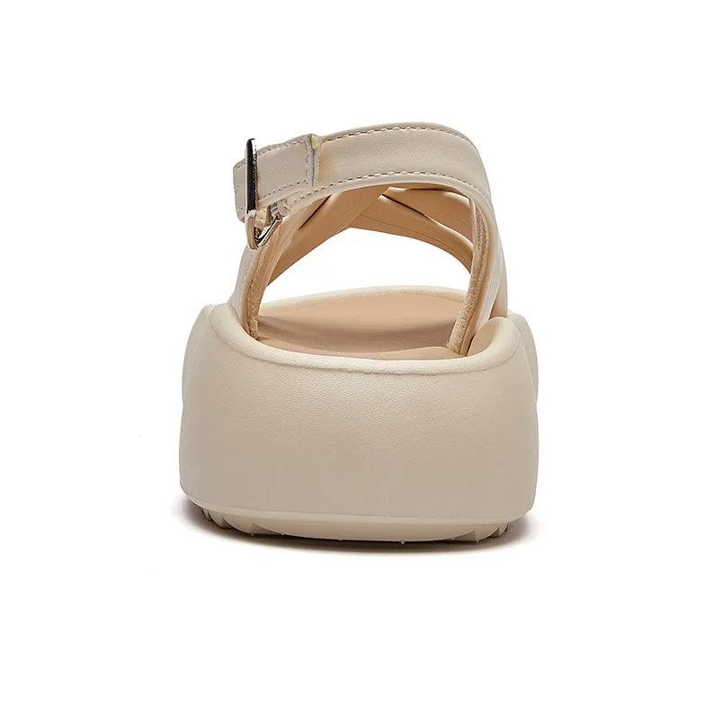 La Chapelle Roman Sandals Medium Heel Women's-13
