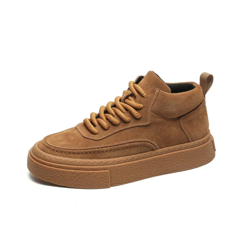 Beidouniao Anti Slip Wear Resistant Mid Top Casual Shoes Men's-1