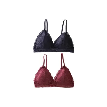 Flowers In Water Bra Women's 2 Pack