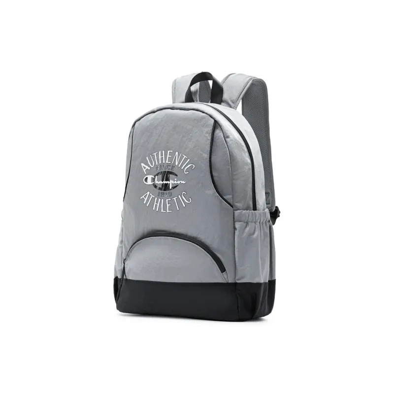 Champion Fabric Backpack Regular Unisex Black/Light Gray/Dark Brown-9