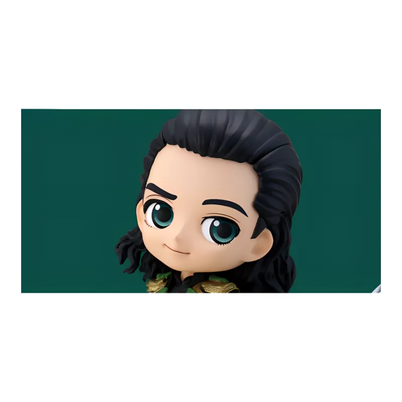BANPRESTO Qposket MARVEL Collection, Loki Chibi Figures-1