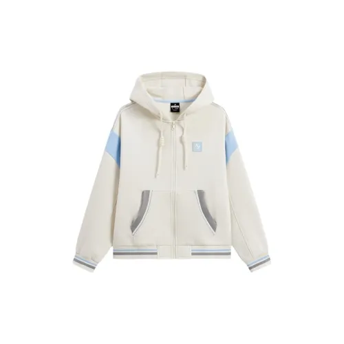 XTEP Jackets Women's Cotton White/Azure Blue