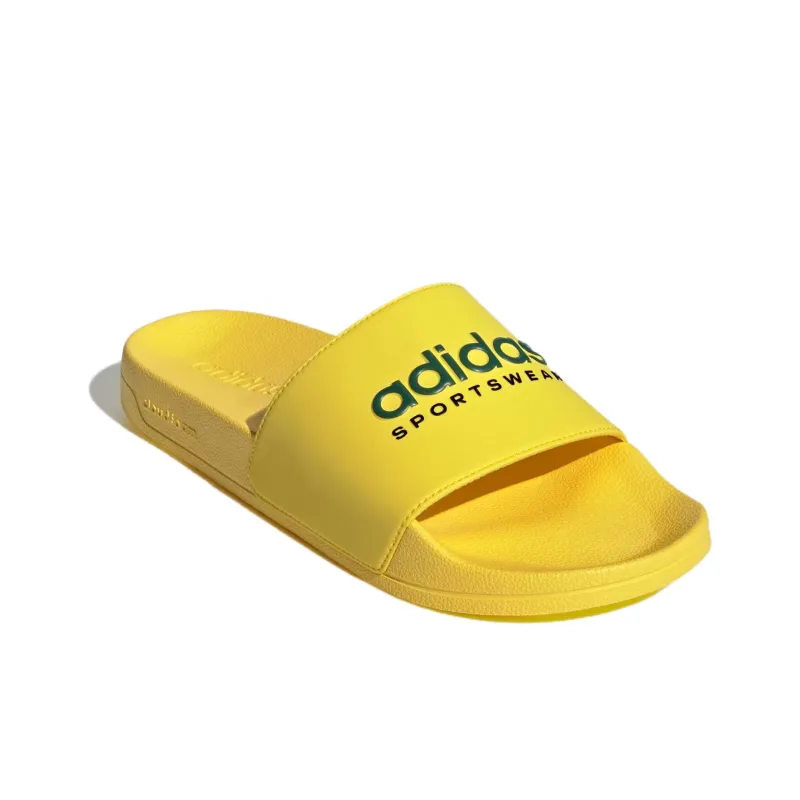 Adidas Adilette Shower Slides Yellow Collegiate Green-2