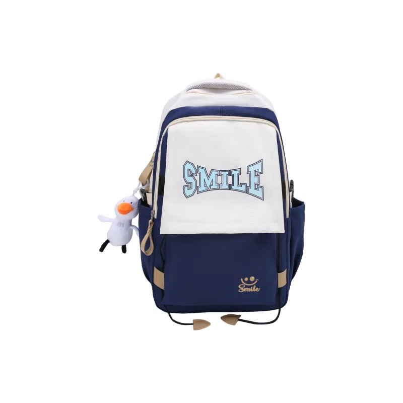 BAODIDAISHU Nylon Laptop Bag Backpack Regular Unisex Black/Red/Blue/Brown-6