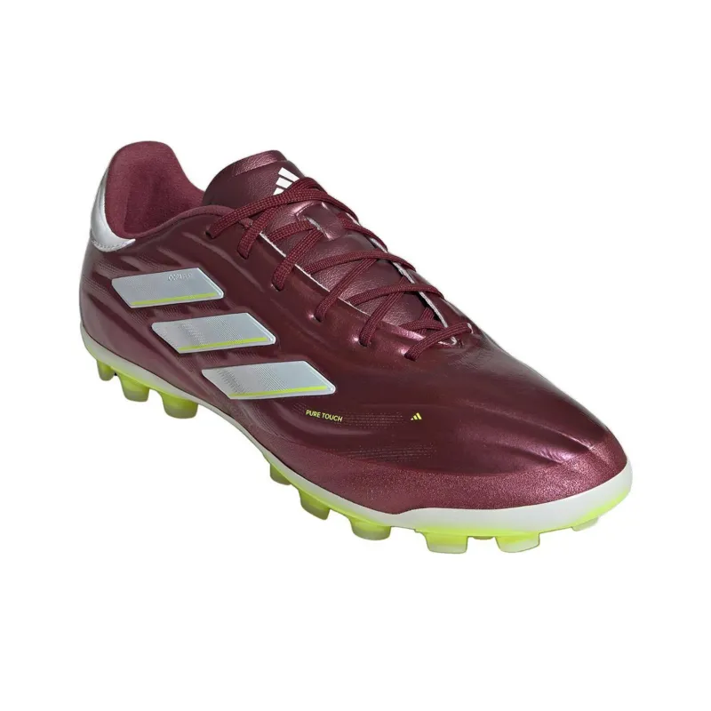 Adidas COPA PURE 2 AG Rubber Short Studs Anti Slip Wear Resistant Soccer Shoes Men's Dark Red-2