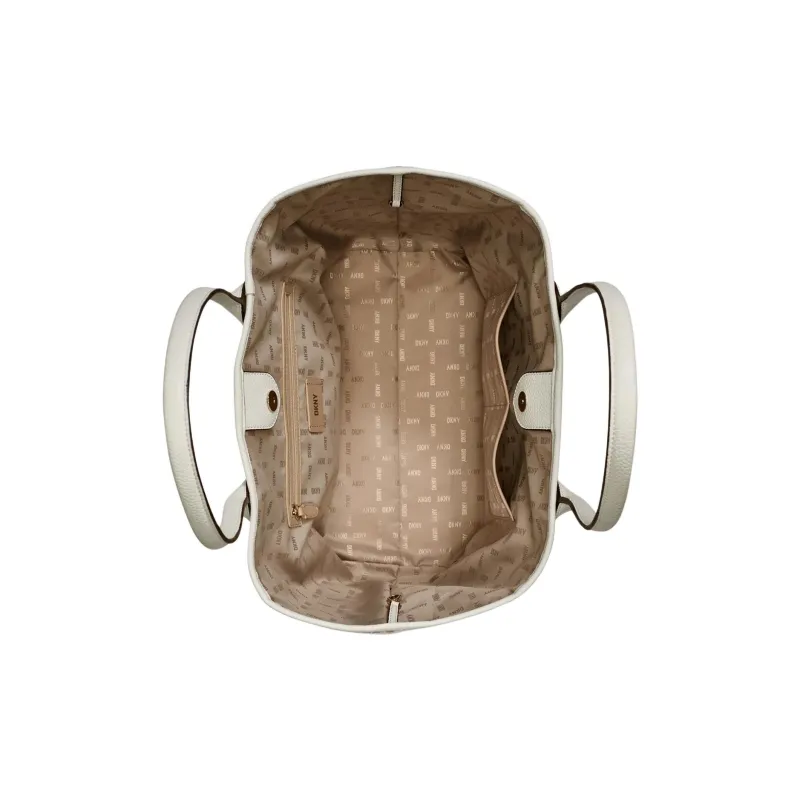 DKNY Polyurethane Tote Bag Shopping Bag Handbag Women's Light Brown-5