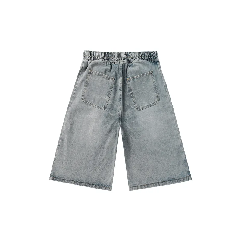 Michael Rock Denim Shorts Unisex-5