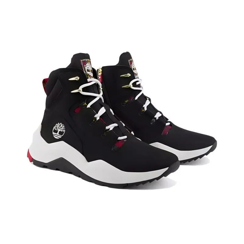Timberland Madbury Side Zip Sneaker Boots 'Black Nubuck' Women's-2