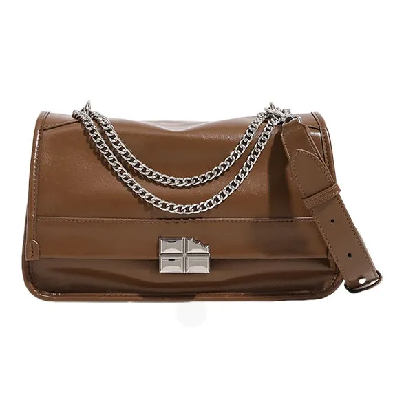 TTaG．baG Artificial Leather Tote Bag Handbag Crossbody Bag Shoulder Bag Regular Women's Black/White/Brown/Burgundy-7