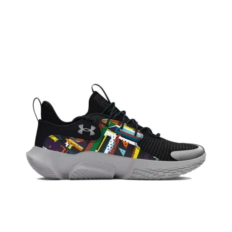 Under Armour UA Futr X 3 Cushioning, Wear Resistant Low Top Basketball Shoes Unisex Black-1