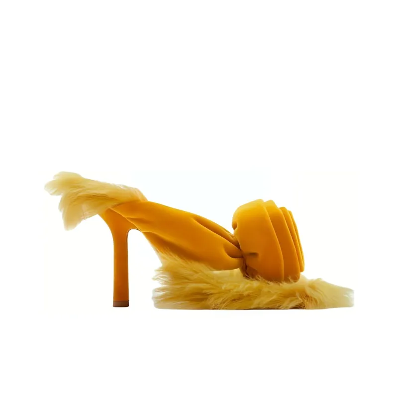 Burberry Slide Slippers Women's Yellow-2
