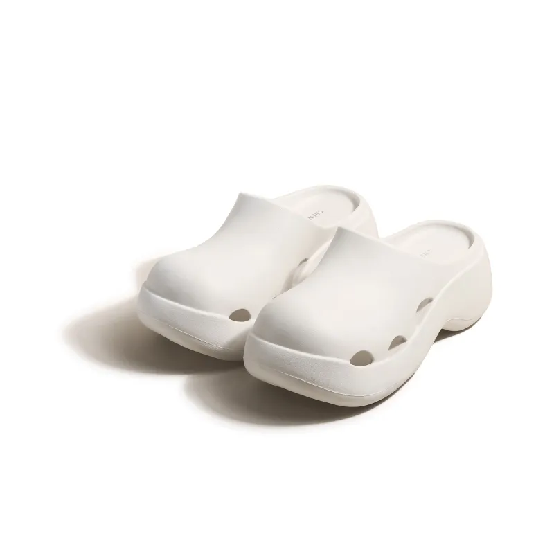 CHENTER KATER Rubber Sole Abrasion Resistant Slip Resistant Wrap toe Slippers Women's-1