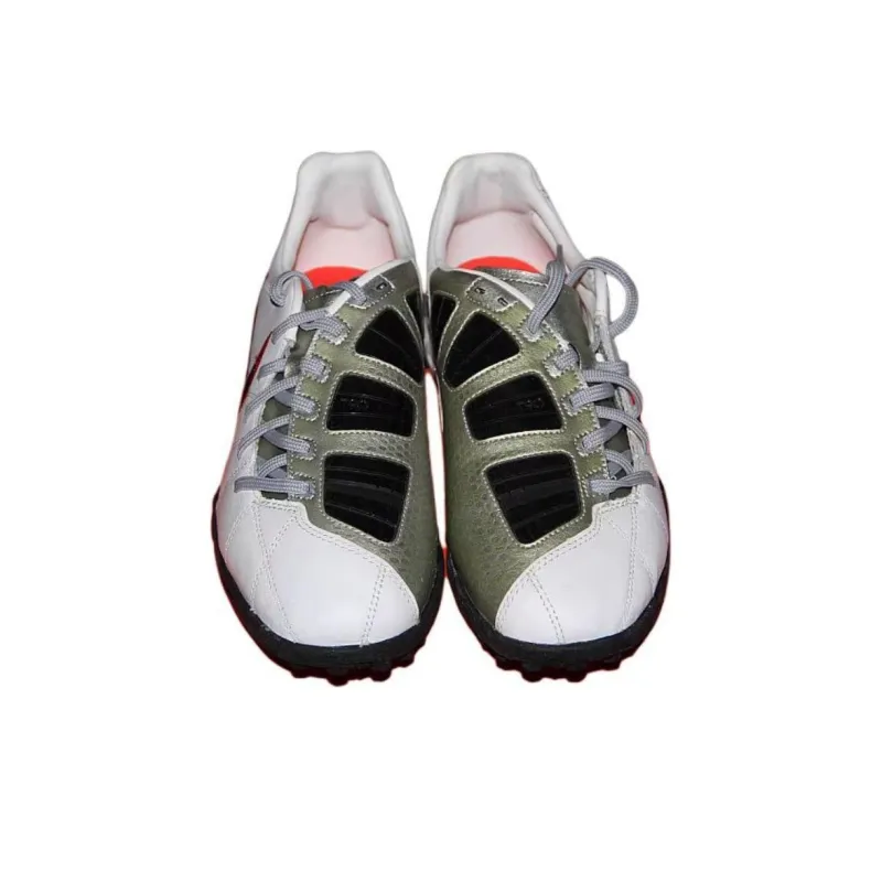 Nike TF Rubber Broken Studs Artificial Ground Cushioning Anti-Slip And Wear-Resistant Soccer Shoes Unisex White-3