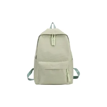 MOK Nylon Backpack Unisex White/Black/Purple/Light Green/Pink
