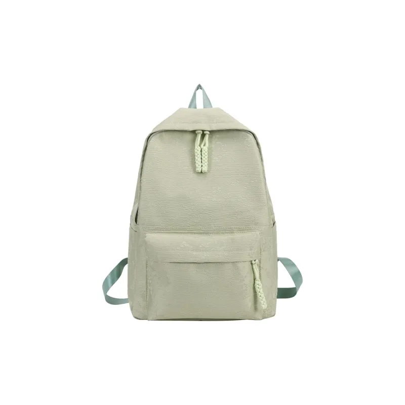 MOK Nylon Backpack Unisex White/Black/Purple/Light Green/Pink-4