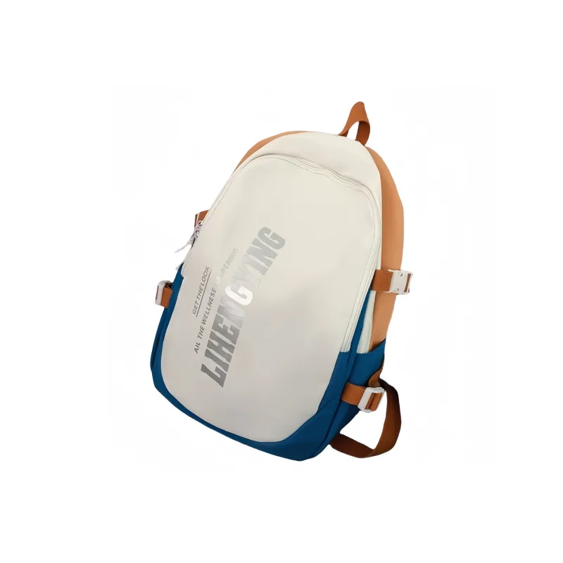 HCXK Nylon Backpack Unisex Black/Gray/Blue/Purple/Orange-1