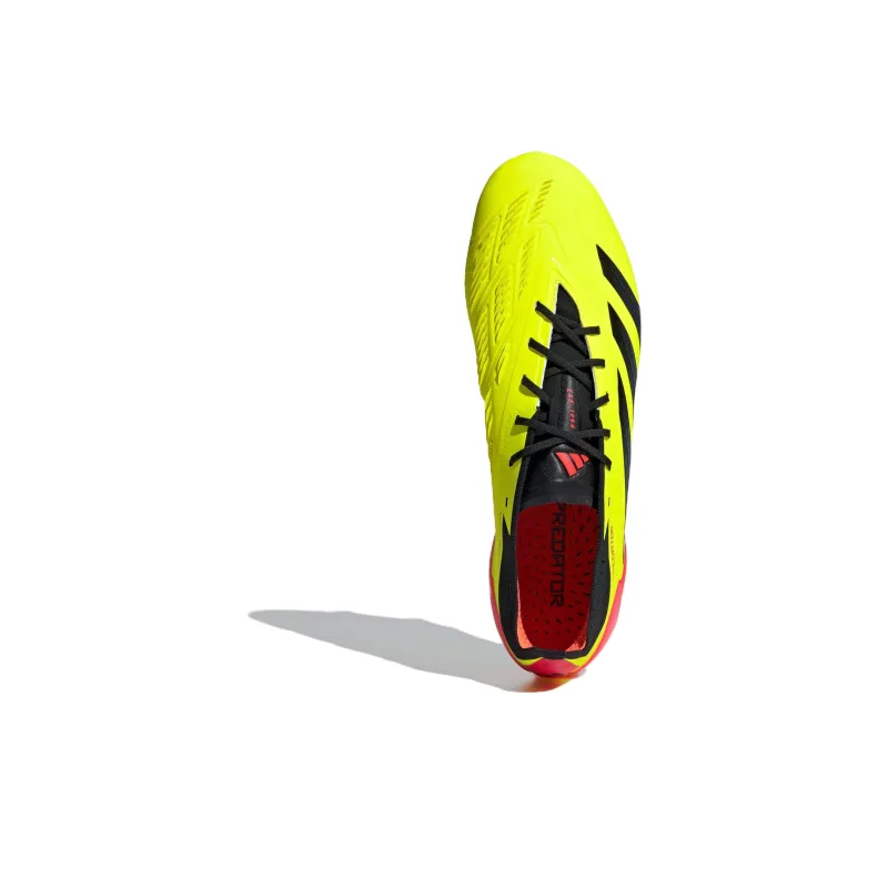 Adidas Predator 24 Elite Low Fg Team Solar Yellow Core Black Solar Red-4