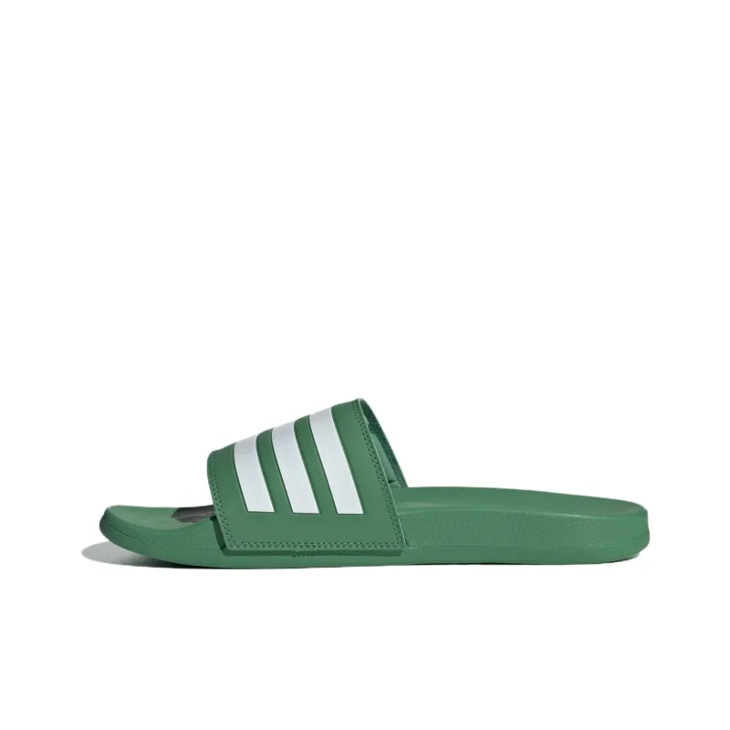 Adidas Adilette Comfort Slides Preloved Green Cloud White-0