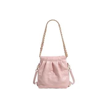 H YXIANG Artificial Leather Portable One Shoulder Backpack Regular Women's Black/Silver/Pink/Beige