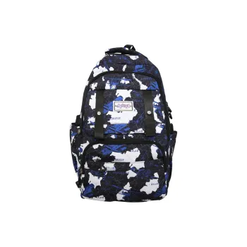 GEERDUN Nylon Backpack Unisex Black/Gray/Purple/Blue/Green