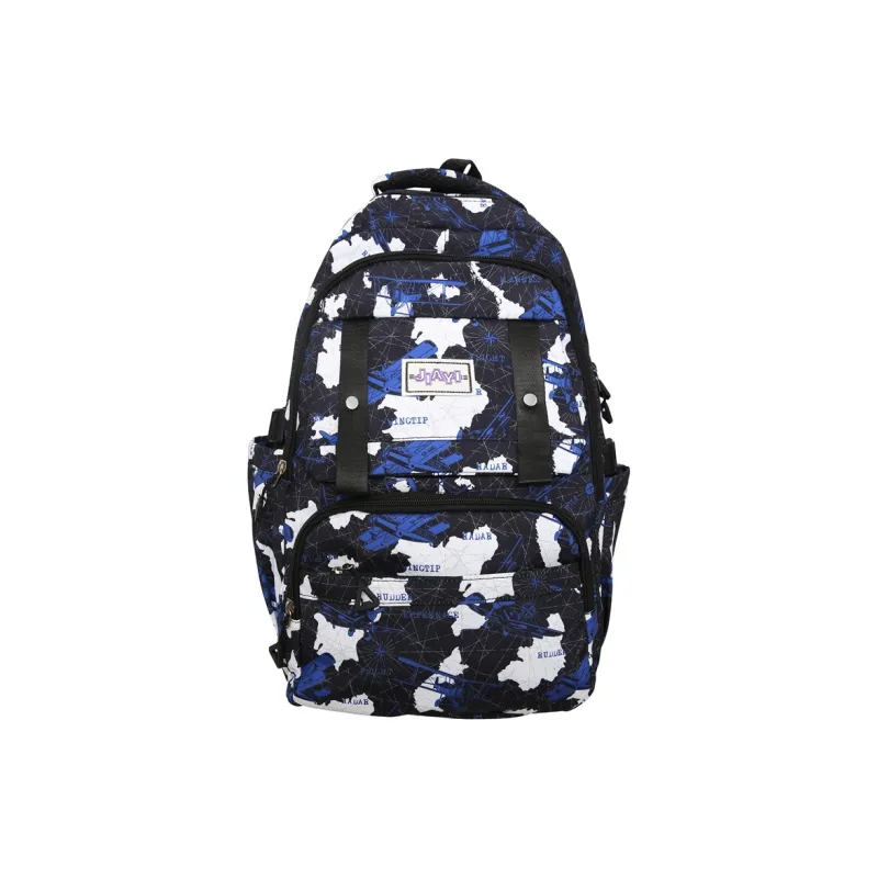 GEERDUN Nylon Backpack Unisex Black/Gray/Purple/Blue/Green-0
