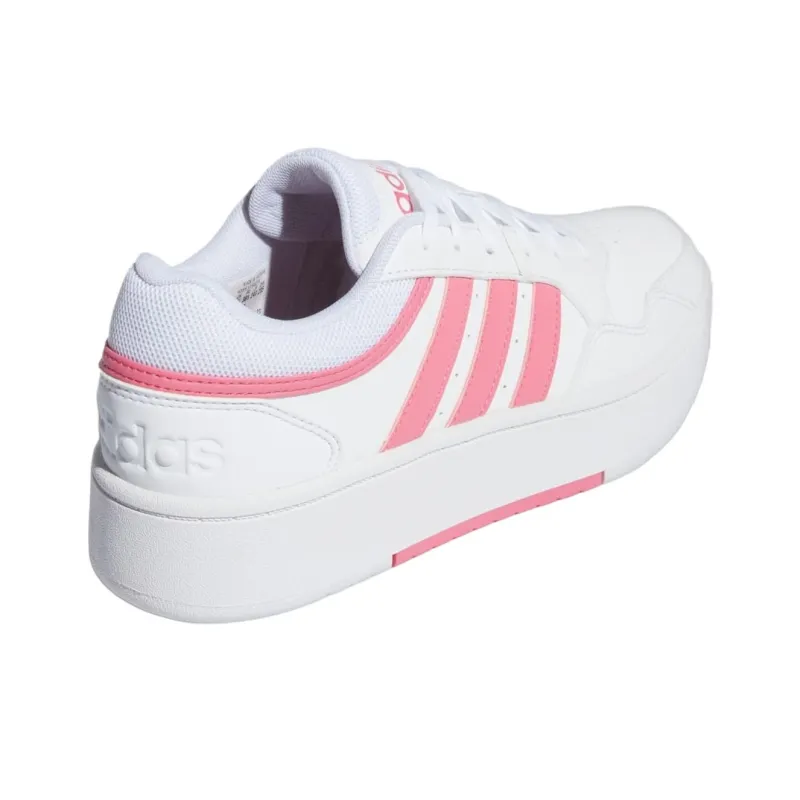 Adidas Hoops 3.0 Bold Cloud White Pink Fusion Women's-3