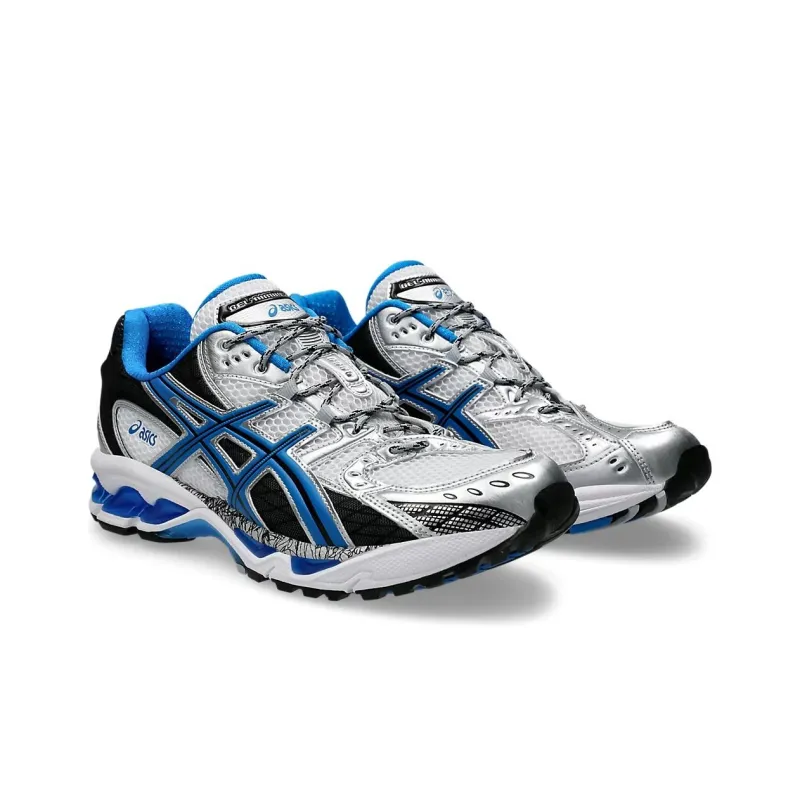 Asics GEL Nimbus 10.1 Low Top Running Shoes Unisex White Blue-3