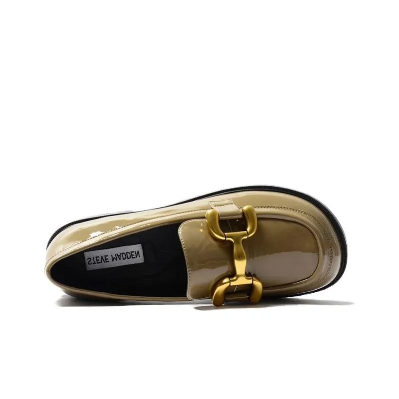 STEVE MADDEN Loafers 8cm Women's Olive Green-4