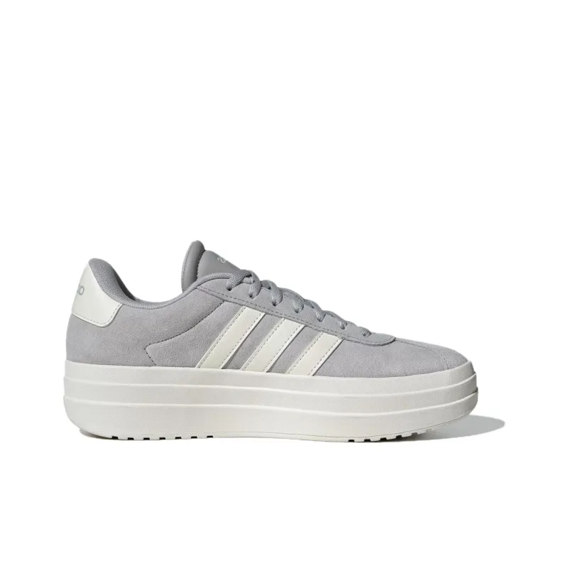 Adidas Neo Vl Court BOLD Cushioning, Wear Resistant Low Top Skateboard Shoes Women's White Gray-1