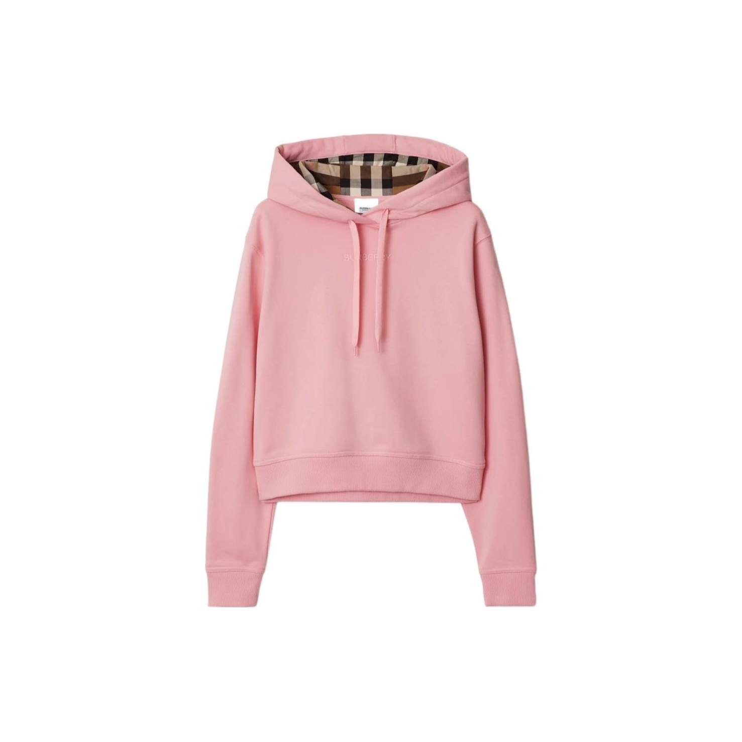 Authentic Burberry Women's Pink store Blush Terry Cloth Zip-Up Lightweight Hoodie Med